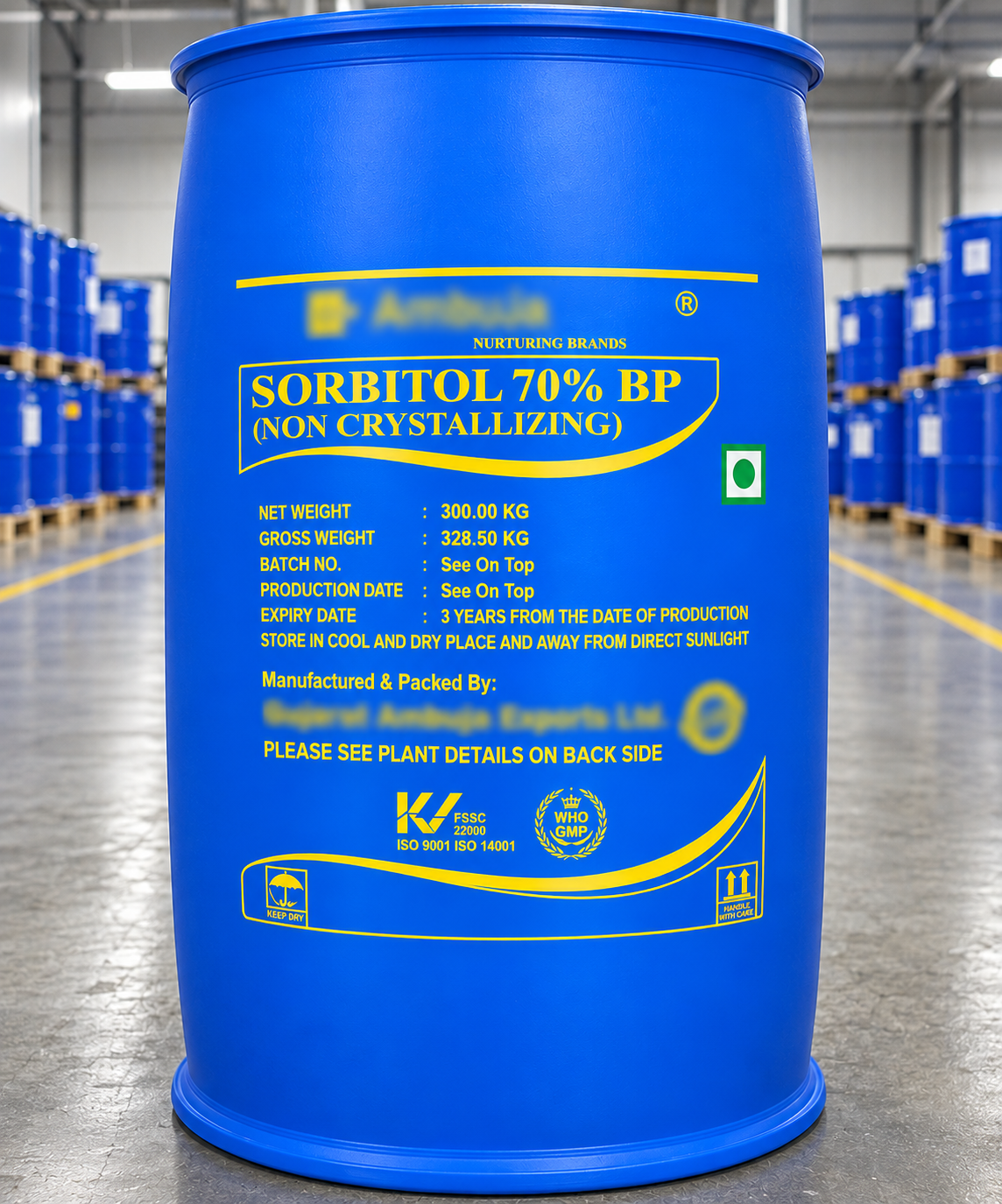Đóng gói Sorbitol 70%